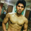 allu shirsh with six pack