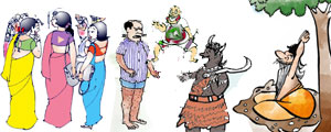 Telugu Cartoons of Gotelugu Issue No 205